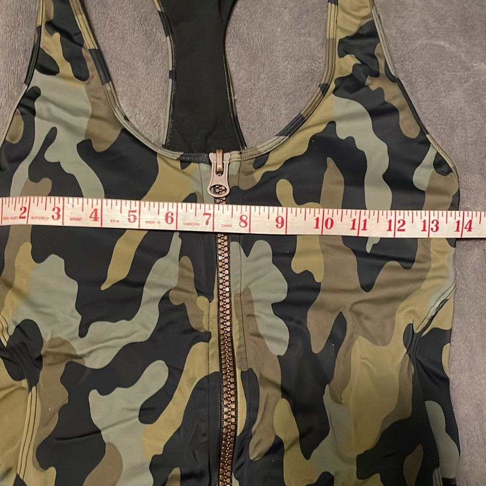 Camo Racerback Swimsuit - Picture 4 of 7